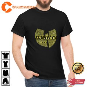 Wu Tang Clan Gift for Fans Unisex Hip Hop Rap Tee