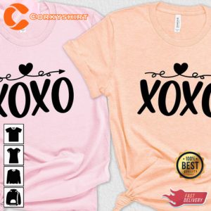 Xoxo Valentines Day Couples Gift Unisex T-Shirt