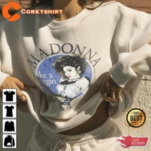 1985 Madonna Like A Virgin US Tour T-Shirt - Corkyshirt