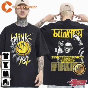 2 Side Blink-182 Tour 2023-2024 Unisex Shirt