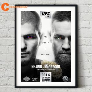 229 Khabib Nurmagomedov vs Conor McGregor Poster