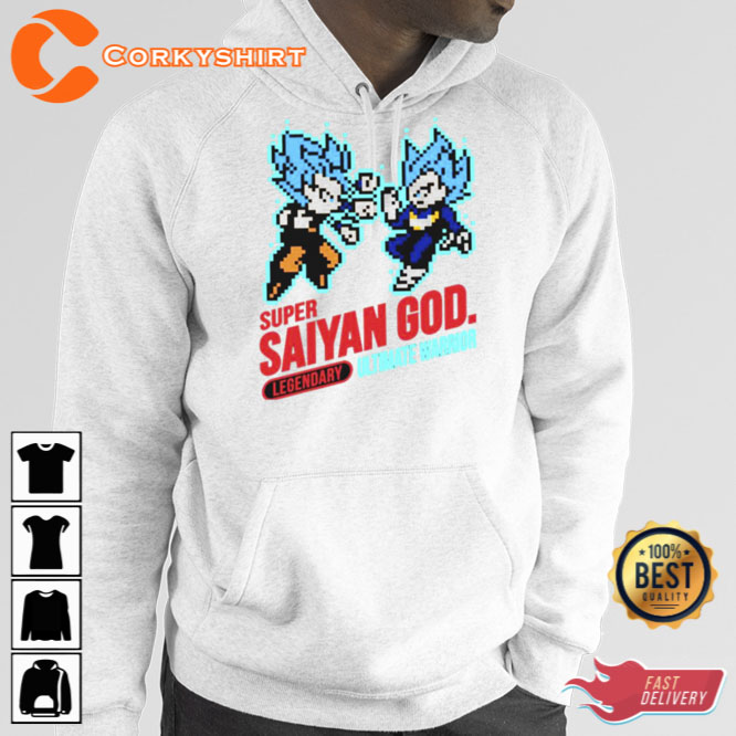 8 Bit Super Saiyans Dragon Ball Shirt