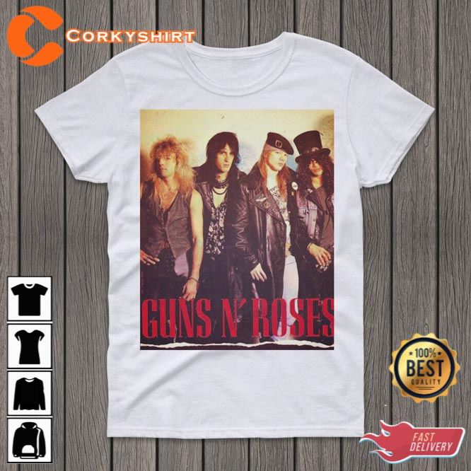 90s Guns N Roses Concert Tour Shirt - Corkyshirt