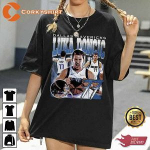 90s Vintage Luka Doncic Dallas Mavericks T-Shirt