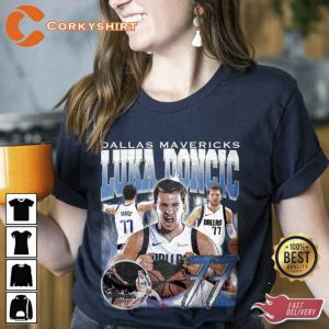 90s Vintage Luka Doncic Dallas Mavericks T-Shirt