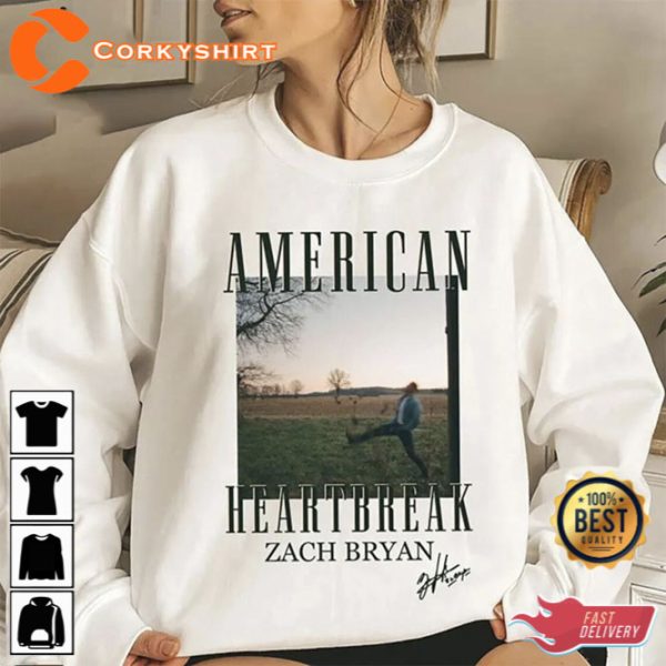 American Heartbreak Sweatshirt Zach Bryan Unisex Hoodie Gift