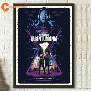 Ant Man 3 And The Wasp Quantumania 2023 Movie Satin Poster
