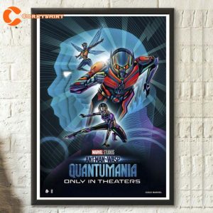 Ant Man 3 Avengers Quantumania 2023 Movie Satin Poster