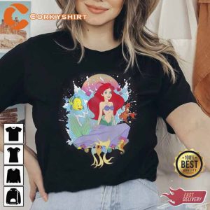 Ariel The Little Mermaid Splash T-Shirt