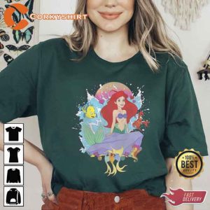 Ariel The Little Mermaid Splash T-Shirt