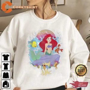 Ariel The Little Mermaid Splash T-Shirt