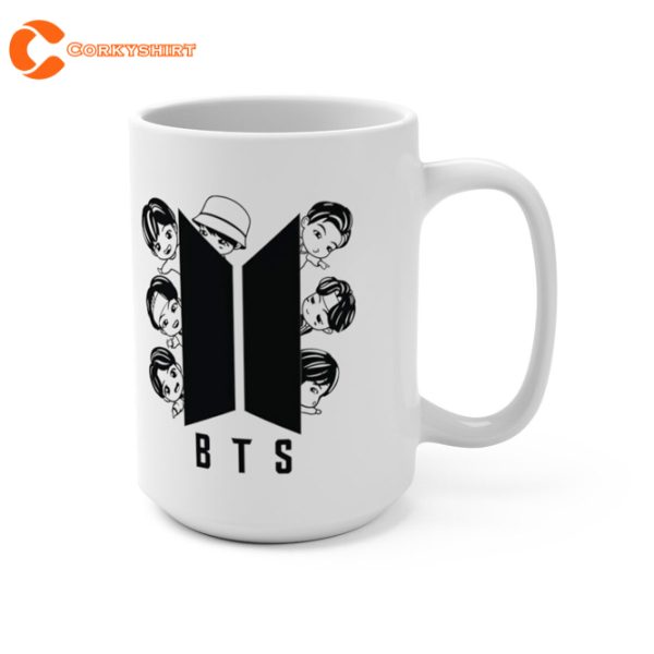 BTS Group Members Symbols Mug Gift for Fan