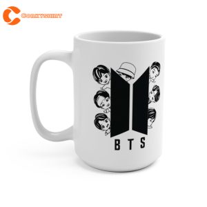 BTS Group Members Symbols Mug Gift for Fan 4