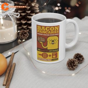 Bacon Pancakes Mug Adventure Time Funny Gift 2