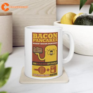 Bacon Pancakes Mug Adventure Time Funny Gift 4