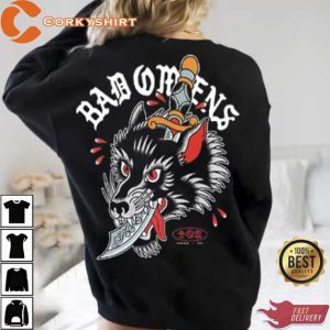 Bad Omens Band Wolf Dagger 2023 Hoodie