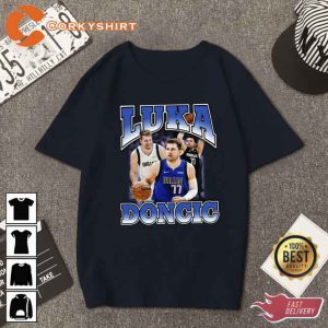 Basketball Luka Duncic 90s Style Tee Shirt (4)