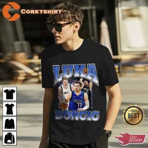 Basketball Luka Duncic 90s Style Tee Shirt (5)