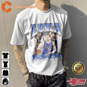 Basketball Luka Duncic 90s Style Tee Shirt (6)