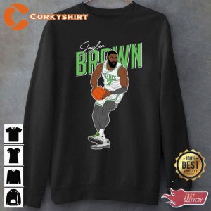 Basketball Player Jaylen Brown Basketball T-Shirt