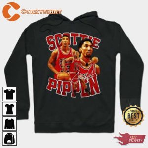 Basketball Scottie Pippen Vintage Hoodie