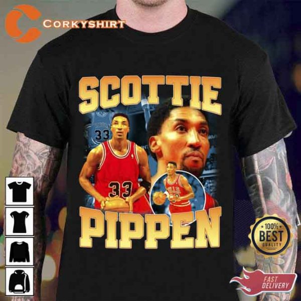 Basketball Scottie Pippen 90s Hoodie