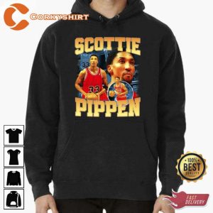 Basketball Scottie Pippen 90s Hoodie