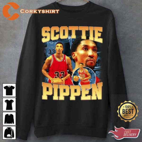 Basketball Scottie Pippen 90s Hoodie