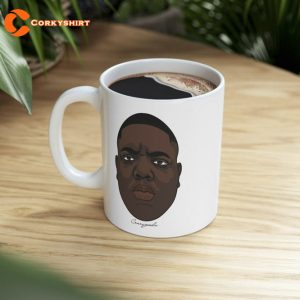 Biggie Smalls Inspired Ceramic Mug Hip Hop Icon Fan Gift