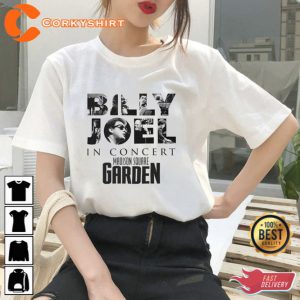 Billy Joel In Concert Madison Square Garden Tour Shirt