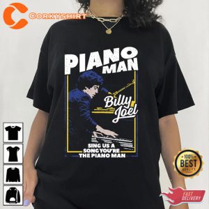 Billy The Piano Man Fan Gifts Vintage Tour 2023 Shirt 1