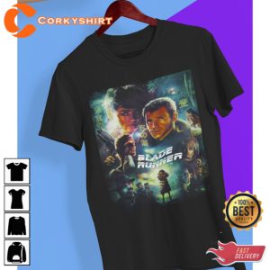 Blade Runner Poster Style T-Shirt Gift For Fan