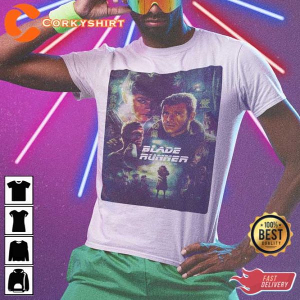 Blade Runner Poster Style T-Shirt Gift For Fan