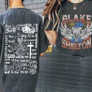 Blake Shelton Back To The Honky Tonk Tour 2023 Shirt1