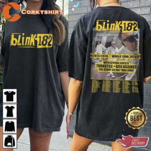 Blink182 The World Tour 2023 2024 Shirt