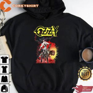 Blizzard Album Ozzy Osbourne Cover Graphic Shirt