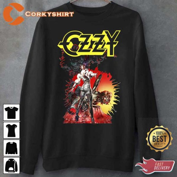 Blizzard Album Ozzy Osbourne Cover Graphic Tee
