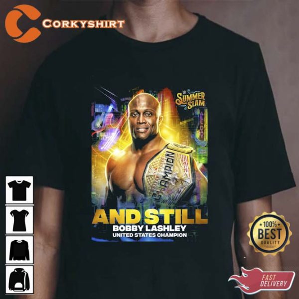 Bobby Lashley WWE Summer Slam And Still Tee Shirt