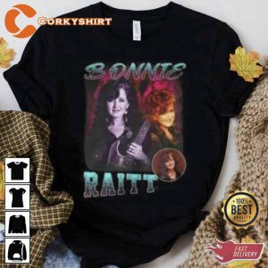Bonnie Raitt Vintage Unisex Tee Shirt (2)