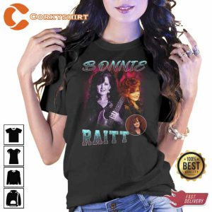 Bonnie Raitt Vintage Unisex Tee Shirt (3)