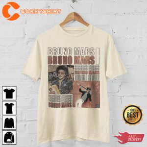 Bruno Mars Shirt Vintage Gifts Fan Unisex T-Shirt
