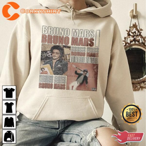 Bruno Mars Shirt Vintage Gifts Fan Unisex T-Shirt