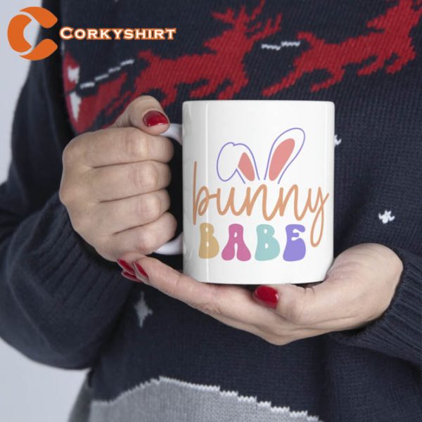 Bunny Babe Easter Coffee Mug