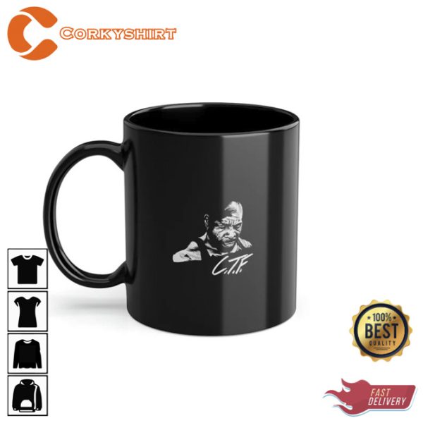 CT Fletcher Fitness Black Coffee Cup