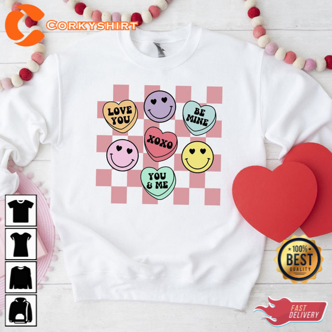 Candy Heart Shirt Valentines Day Tee1