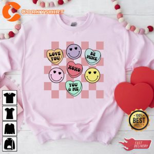 Candy Heart Shirt Valentines Day Tee