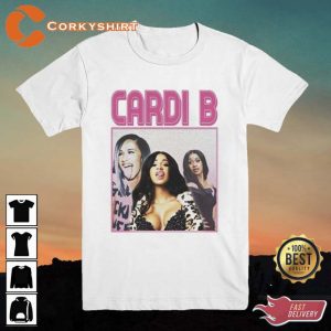 Cardi B Bottzilla Vintage Style 90S Inspired T-Shirt2