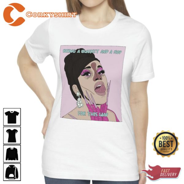 Cardi B Bring A Bucket And Mop For This Wap T-shirt