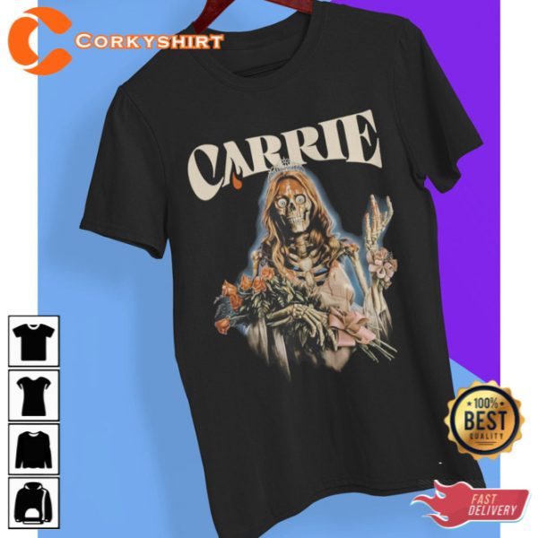 Carrie Movie T-Shirt Horror Movie Fan Gift Graphic Tee