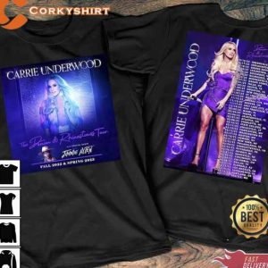 Carrie Underwood The Denim Rhinestones Tour 2022 - 2023 Shirt (1)